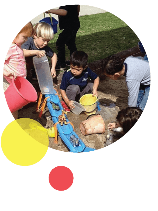 Outdoor play at TBI Preschool