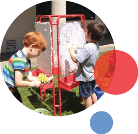 Outdoor play at TBI Preschool